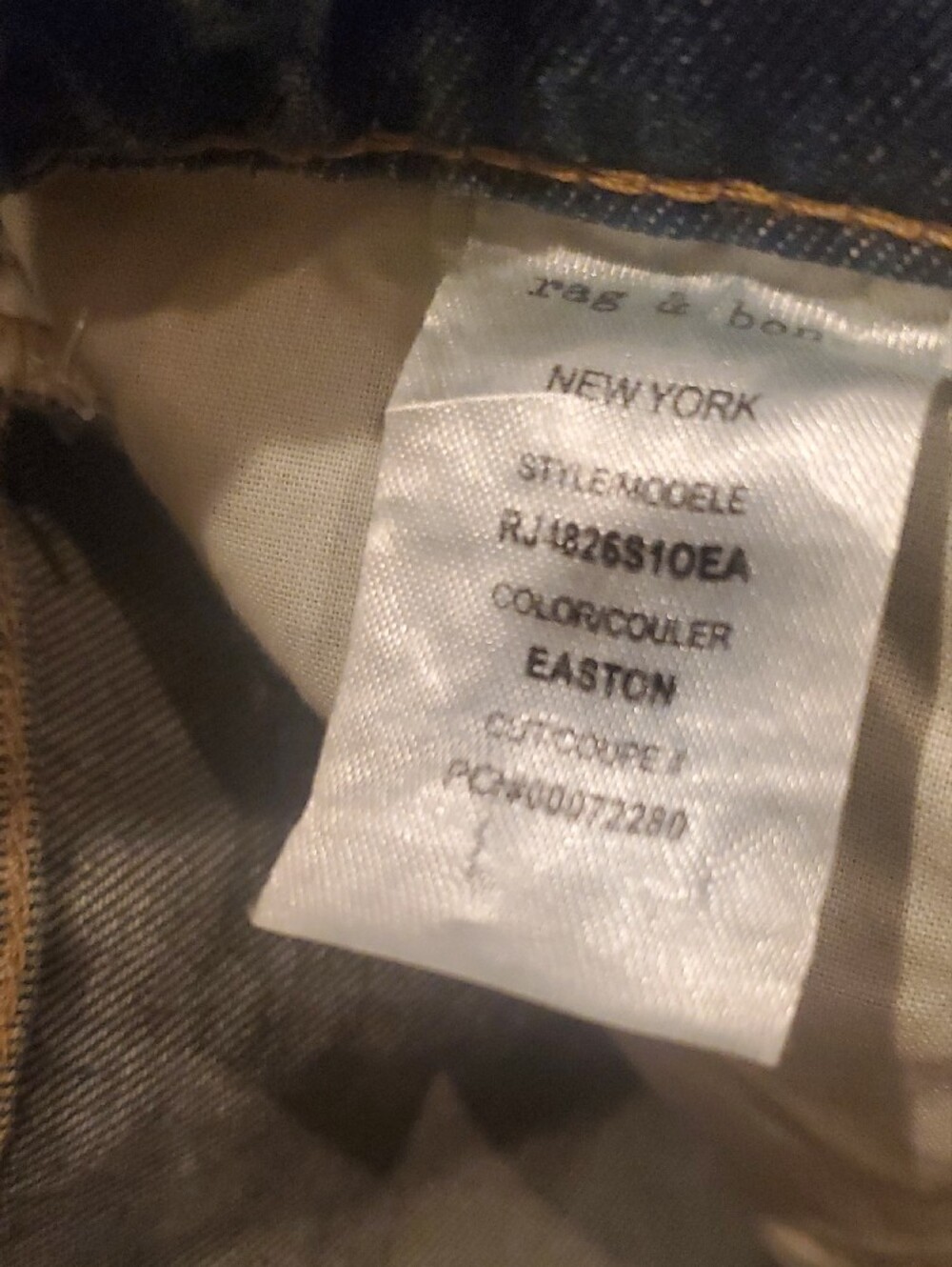 rag & bone High-Rise Wide Leg Jeans in Light Blue Denim - Picture 5 of 6